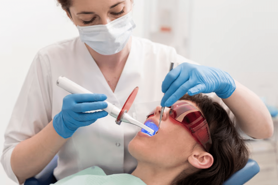 can laser dentistry help treat sensitive teeth